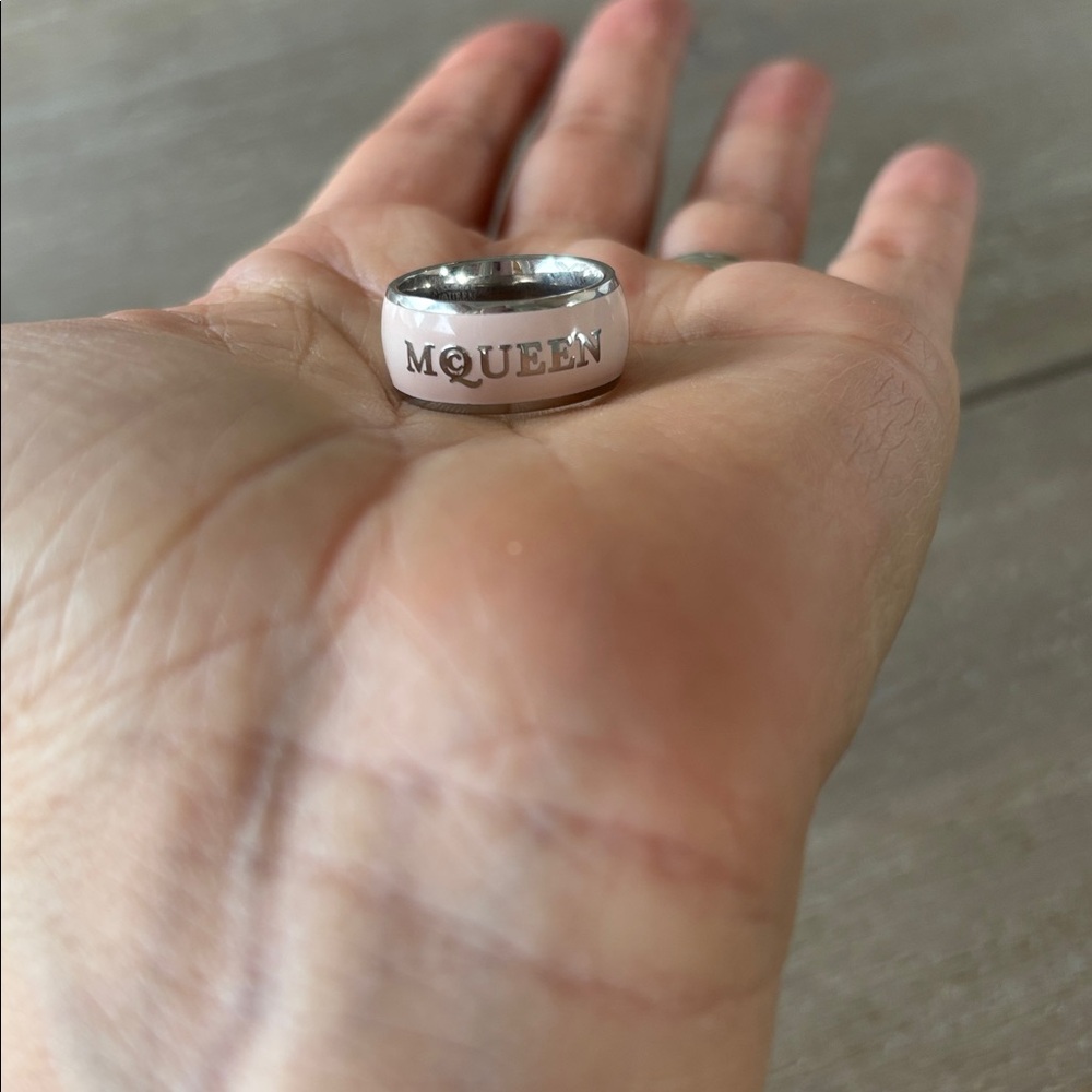 Alexander McQueen Enamel Ring